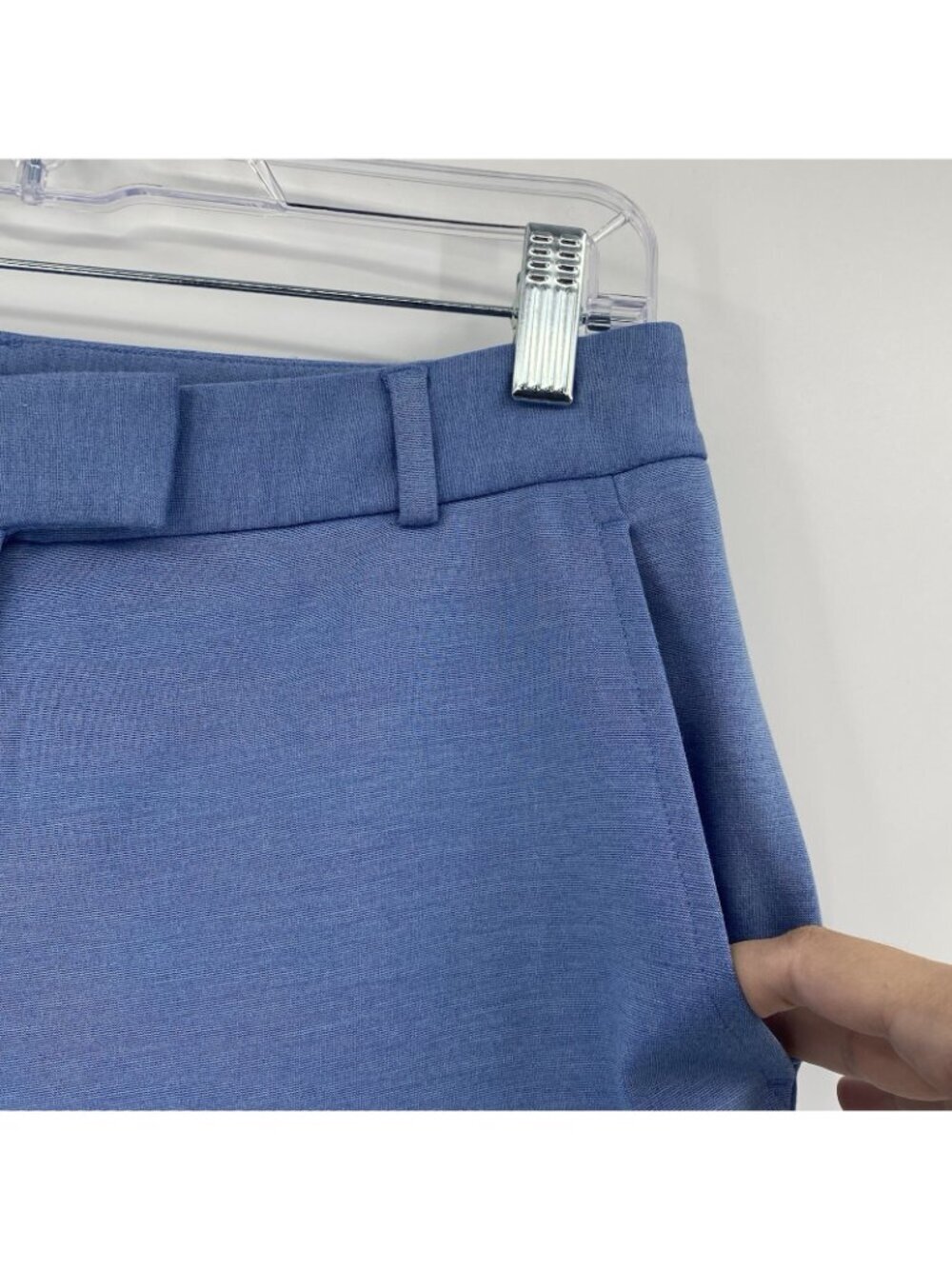 J McLaughlin Womens Size 2 Blue Brock Straight Leg Pant Rayon Nylon Career - Picture 10 of 13